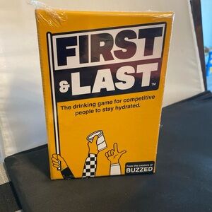 First and last drinking game